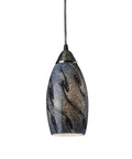 Galaxy Mini Pendant Light With Hand Blown Smoke Glass Shade Satin Nickel Finish featuring sleek adjustable ceiling fixture.