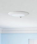 Motion Activated LED Closet Light With Hardwired Installation on ceiling, white 6 7/8 inch, ideal for pantries, 5000K daylight, ETL listed