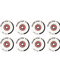 Quad Skate Wheel Set 54mm x 32mm 92A Durometer Indoor Outdoor Eight Pack With Fully Assembled Bearings Spacers And Washers For Replacement Wheels