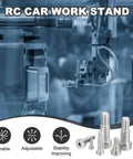 8 Pack 304 Stainless Steel Hex Socket Shoulder Bolts With 4mm Shoulder Diameter And 30mm Shoulder Length M3x0.5 Thread For Hydraulic Injection Molding Machinery And Industrial Equipment displayed with machinery parts background