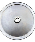 Top view of AB1200 1 Groove Web Sheave 12 Inch Outside Diameter 1 Inch Bore V Belt Pulley For A B 5L 4L Belts Carbon Steel Motor Pulley