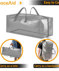 Heavy Duty Moving Bags Set With Extra Large Storage Totes And Backpack Straps Strong Handles 86 Liter Capacity Gley