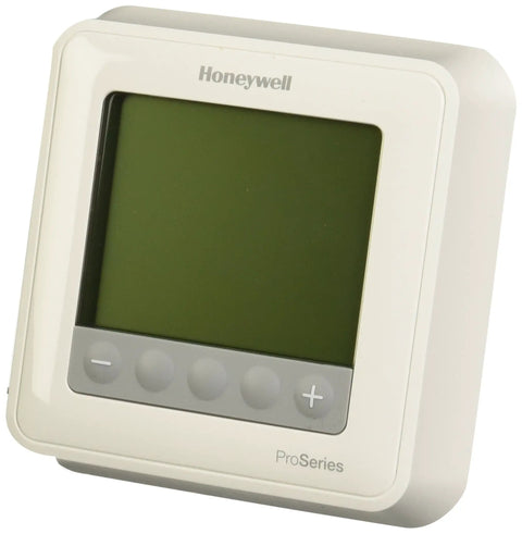 T6 Pro Programmable Thermostat For Heat Pump Or Conventional Systems With Backlit Digital Display, 2 Heat 1 Cool Or 1 Heat 1 Cool Config, White Finish, Energy Saving HVAC Controller With Easy Install, Made In USA
