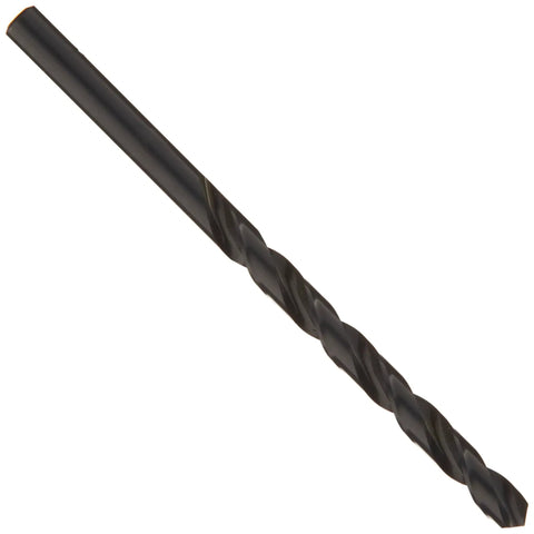 Single drill bit from 60 Piece High Speed Steel Jobber Length Drill Bit Set With Metal Case Black Oxide Finish 118 Degree Conventional Point Sizes