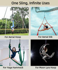 Round Sling For Aerial Hoop 3ft 91cm Beefy Heavy Duty Lifting Strap With 5 To 1 Safety Factor CE Certified Military Grade Polyester