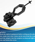 Universal Smartphone Adapter Mount For Binoculars Telescopes Monoculars Spotting Scopes And Microscopes Clamp On Phone