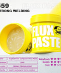 Lead Free Solder Paste Flux No Clean for SMD PCB BGA Rework and Soldering Repair Tool, Pro Grade Quality, yellow container