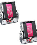 Two Pack 25Kg Digital RC Servo RDS3225 Waterproof High Torque Full Metal Gear Dual Shaft Servos with U Mount Bracket