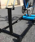 Bike on Indoor Bike Trainer Stand For Home Cycling Heavy Duty Aluminum Alloy Frame With ABS Roller Detachable Training Platform