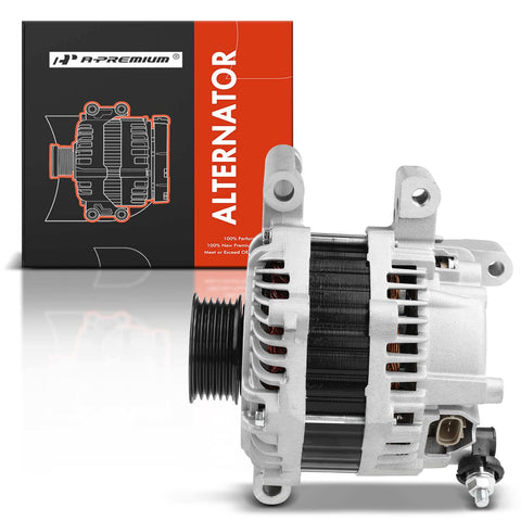 Pro-Grade Dope Alternator For Mazda6 2003-2008 V6 3.0L 12V 110A With 6 Groove Pulley Clockwise Rotation Replacement Part