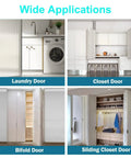 Bi Fold And Sliding Closet Door Repair Kit For Home DIY Use One To One And Three Eighths Inches Thick Doors Up To Fifty Pounds applications
