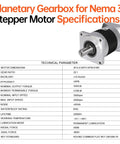 Beefy 20 To 1 Planetary Gearbox For Nema 34 Stepper Motor Backlash 20 Arcmin Input Shaft 14mm 41.5mm CNC 3D Printer Lathe Reducer