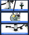 Fuel Pump Replacement For Buick LeSabre 1997 1999 3.8L V6 Gas Engine With Harness HEN HER Fits Oldsmobile 88 LSS Regency And Pontiac Bonneville 3.8L Drop In Ready with detailed parts view