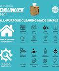 Heavy Duty All Purpose Cleaning Wipes 252 Count Center Pull Sheets Value Box Replaces Paper Towels And Shop Towels