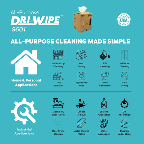 Heavy Duty All Purpose Cleaning Wipes 252 Count Center Pull Sheets Value Box Replaces Paper Towels And Shop Towels