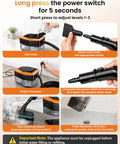 Powerful Handheld Steam Cleaner 2500W High Temp Wipes Away Grease And Grime Fast With 12 Accessories Portable design with nozzle options.