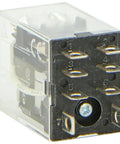 Beefy 24 VAC DPDT General Purpose Relay for Control Projects 10A Switching with 46mA Coil Current and Plug In or Solder Terminals