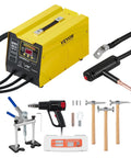 Spot Weld Dent Puller Kit With 300W Stud Welder, heat gun, tools, and manual; 110V auto body repair for aluminum car panels.