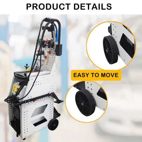 Pro Grade Spot Weld Dent Puller And Stud Welder Dent Repair Kit with Tool Cart 220V Heavy Duty Professional Equipment