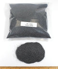 Coarse 60-90 Silicon Carbide Grit For Rotary Tumblers, 2 Lbs bag and sample displayed on white background