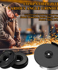 2 Pack 5/8-11 Quick Release Flange Nuts For Angle Grinders 4.5 Inch And 5 Inch, Self Locking Arbor Nut With Knurled Grip