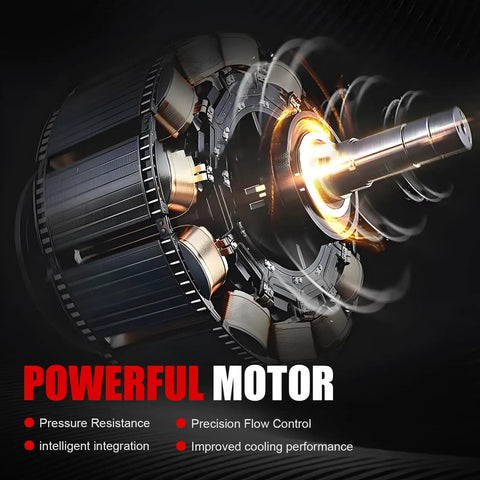 Straight Shot Electric Engine Water Pump Bolt In Replacement For Toyota Prius Prius V Prius C And Lexus CT200H Coolant Flow System Part 2010 To 2019 No Drama Install close-up view of motor components.