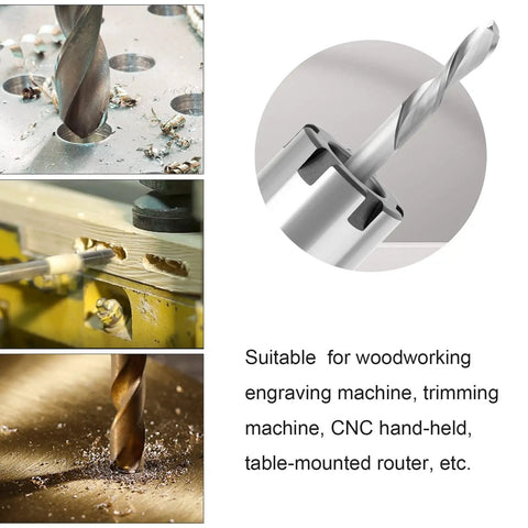 1/4 Inch Shank Router Bit Extension Collet ER20M Extender Chuck Converter Adapter for Milling Lathe and CNC Engraving Machines, detail view
