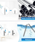 Must Have All In One Watch Band Repair Kit With Spring Bar Tool And Link Removal Tool 56 Stainless Steel Spring Bars For 16 26mm Bands Includes Handy User Manual Durable Waterproof Build For Replacing Straps And Adjusting Links showing stainless steel waterproof spring bars
