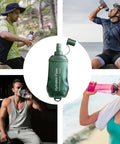 Foldable TPU Water Pouch Bottle For Outdoor Hydration Leakproof And Refillable Soft Flask Lightweight And Compact Hydration Bag