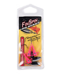 Fin Spin Jighead Pink One Eighth Ounce With Spinning Blade Action That Darts On The Retrieve Or The Fall A Crappie Lure Enhancer