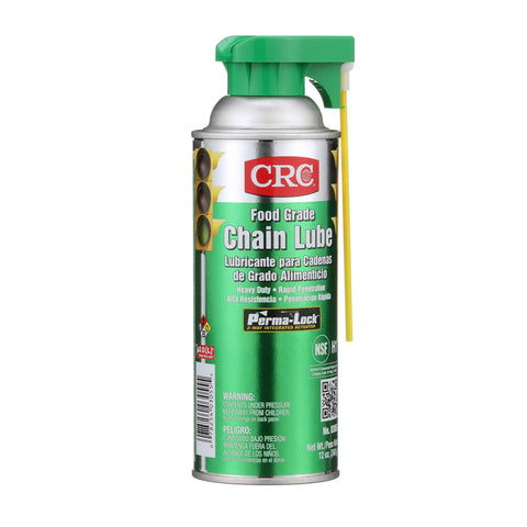 Food Grade Chain Lubricant For Gear, Chains And Wires, NSF H1 Aerosol, 12 Oz, Safe For Food Processing Equipment can