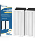 Two Pack Replacement Filter Compatible With 04383 04384 04385 04386A Air Purifier HEPA 3 In 1 Filtration Replace Part 990051000