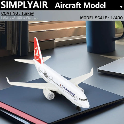 1/400 Airplane Model Ready To Display No Assembly Required Plastic Base Alloy Body Collectors Display Piece 5.6 Inch Long 5 Inch Wingspan Cool Tiny Aircraft For Collection And Display on desk