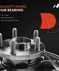 Front Right Steering Knuckle And Wheel Bearing Hub Assembly For Toyota Corolla 2009 Through 2018 And Matrix 2009 Through 2014 Passenger Side Replacement OEM Grade Durable Beefed Up Ride Ready To Roll Easy Install close-up