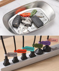 Large Size Cable Cord Labels For Wire Organization And Identification No Tape Or Twist Ties Needed Easy To Write On For Computer Cords Power Strips Charging Cables And More Durable Clear Adhesive on labeled cords and keys
