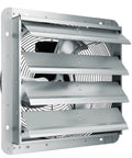 Powerhouse 16 Inch Shutter Exhaust Fan With AC Motor Delivers 2000 CFM For Wall Mount Attic Ventilation And Cooling