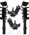 Front Steering Knuckles With Wheel Hub Bearings And Front Struts With Coil Springs Assembly For 2012 2013 Ford Focus 2.0L Replacement Kit
