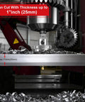Heavy Duty Tungsten Carbide Tipped Hole Saw Set 2 Pack 35 Millimeter with 1 inch cutting capability on steel sheets.