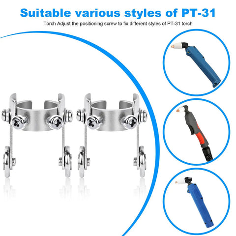 Two Pack PT31 Plasma Cutter Roller Guide Wheel Spacers Fits CUT 35 40 45 60 50D LG40 LGK40 for precise alignment