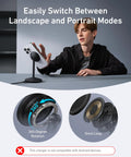 Person using MagSafe Charger Stand For iPhone 17 16 15 14 13 Series 15W Fast Wireless Charging Station Qi2 Certified Stand