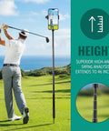 Golfer using Golf Recording Stick Tripod Monopod With 360 Degree Rotation Extendable From 17.7 To 46 Inches for swing analysis