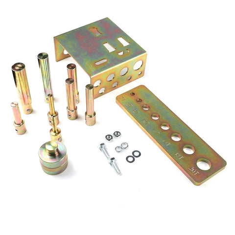 Heavy Duty Alloy Steel Press Pin Set Rock Solid Punch Kit Featuring Heat Treated Rust Resistant Build And Eight Versatile Drop Forged Adapters Straight Up Built Like A Tank For Demanding Garage Shop Projects