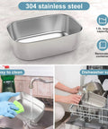 304 stainless steel container of Hot On The Go Electric Lunch Box Heats Your Meal Anywhere 80W Portable Food Warmer, easy to clean and dishwasher safe