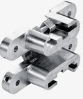 Stainless Steel 304 Hidden Hinge With Silent Close For Doors, Concealed Mount Folding Door Hardware, 25x118mm, 1 Piece