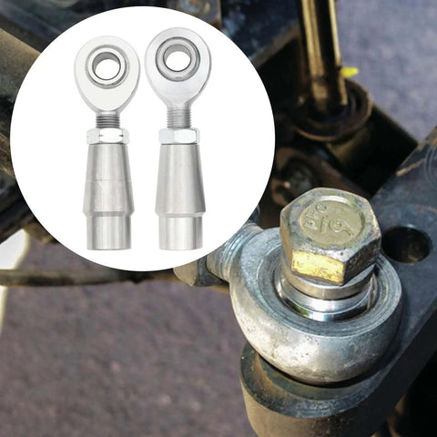 Two Pair One Half Inch Heim Joints Kit With Right And Left Hand Threads Jam Nut Bung Half Inch Rod End Chromoly Joints Panhard Kit For Steering And Suspension Traction Bars, 1/2-inch chromoly rod ends with jam nuts installed