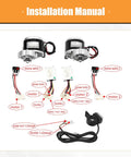 Installation manual for Turn Your Ride Into An Electric Powerhouse With This 24V 250W Dual Wheel Cart Conversion Kit 10 Inch Wheel Set