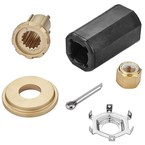 Flo Torq II Hub Kit Replacement For Mercury Outboard Motors 60 300 HP Compatible With Mercruiser Alpha One And Bravo One Drives