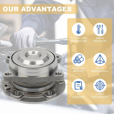 Jeep Cherokee And Chrysler 200 Rear Wheel Hub Bearing Assembly Pair 512514 2WD only direct replacement displayed.