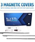 Magnetic Vent Covers Three Pack That Will Not Fall Off Upgraded Design For Sealing Floor Wall And Ceiling Registers Fits Box