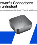 Top Shelf Thunderbolt Four Universal Type C Docking Station Featuring 13 Lightning Fast Ports And 180 Watt Rapid Charge For MacBook Dell PC And Lenovo Laptops Sick Plug And Play Computer Hardware, compact gray hub.
